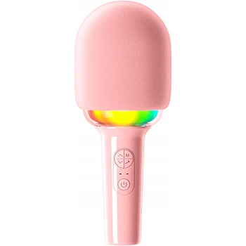 Микрофон с караоке Epik L8 Pink [98503]