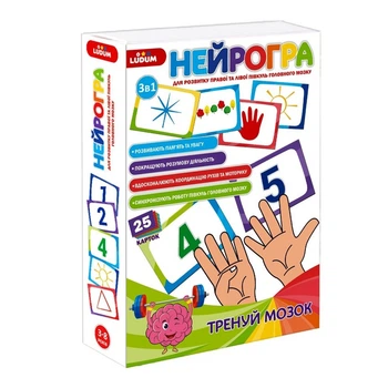 Детский набор развивающих карт "Нейгроигра" Ludum ME5032-26