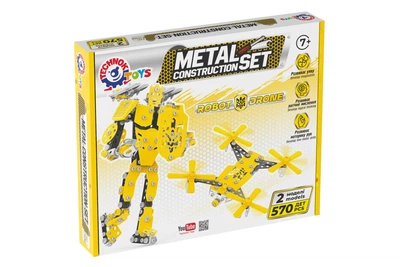 Игрушка «Металлический конструктор ТехноК Робот-Дрон» 0136