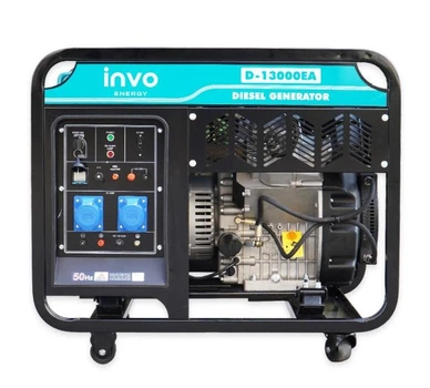 Дизельний генератор INVO D-13000EA, 12/13кВт, 230В