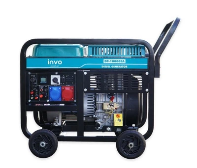 Дизельний генератор INVO DТ-10000EA,9/10кВт, 230/380В