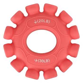 Эспандер кистевой кольцо с двойной нагрузкой SP-Sport 0650 нагрузка 20-30LB Pink