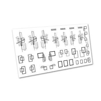 Слайдер-дизайн для ногтей Slider Design 01847, наклейки для маникюра