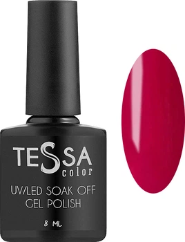 Гель-лак для ногтей Tessa Red №07 для маникюра и педикюра, малиновый, 8 мл