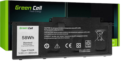 Акумулятор Green Cell F7HVR для ноутбуків 14.8V 3800mAh (5902719428470)