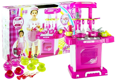 Zestaw zabawek LEAN toys Duża kuchnia 2 w 1 (5905884457214)