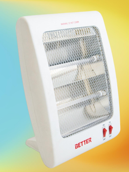 Галогенный электрический обогреватель для дома и офиса напольный Better Blaze Quartz heater 4OO-8OOВатт