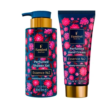 Набор Famirel Intensive Hydrating Essence: гель для душа, крем для рук (085458, 085502)