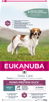 Sucha karma dla psa Eukanuba Daily Care Adult Protein Kaczka 12 kg (8710255189178)