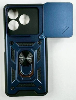 Чохол Camshield з кільцем-підставкою на Nubia V60 / (dark blue)