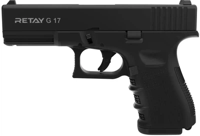 Пистолет стартовый Retay G17 кал. 9 мм. Цвет - black.