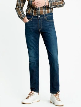 Джинси Slim fit чоловічі Levi's 511 Slim 04511-4102 32-34 Темно-сині (5400816864400)