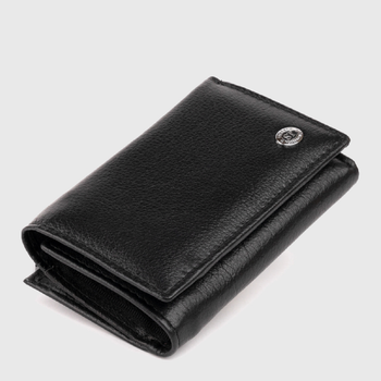 Гаманець шкіряний ST Leather Accessories 19331 Чорний