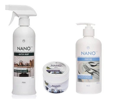 Набор для кухни Miva Nano Pro 3 в 1 анти-жир и моющее средства