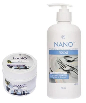 Набор для кухни Miva Nano Pro 2 в 1 моющее для посуды и мусс
