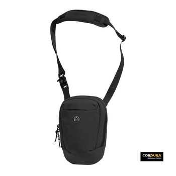 Плечова сумка Pentagon CONSUL SLING VERTICAL POUCH K16114 Чорний