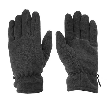 Рукавиці тактичні Mil-Tec флісові M Fingerhandschuhe Fleece Thinsulate Black (12534002-M)