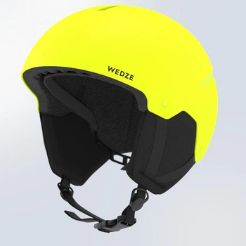 Детский Горнолыжный Шлем WEDZE H100 S 53 - 56 см Желтый
