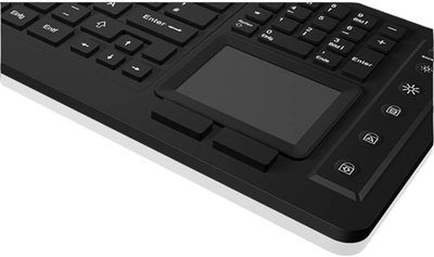 Клавіатура дротова Keysonic KSK-6231 w/ Touchpad Black (4250078188766)