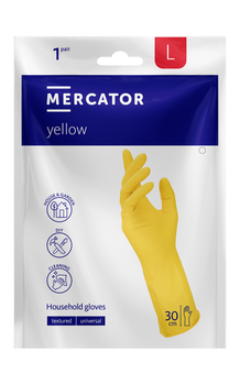 Господарські рукавички Mercator L жовті