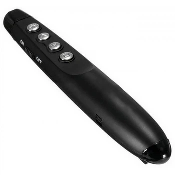 Презентер-ручка для проектора S0744 красный луч USB радиус 15м Black