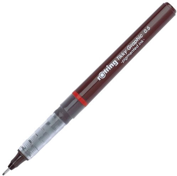 Zestaw cienkopisów Rotring Tikky Graphic 0.5 mm 12 szt Czarne (23501170814776)