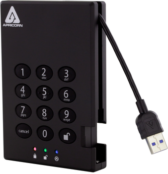 Dysk twardy Aegis Padlock 3.0 500GB Black (A25-3PL256-500)