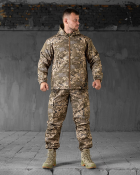 Тактичний зимовий костюм SoftShell Omni-Heat XL піксель (89188)