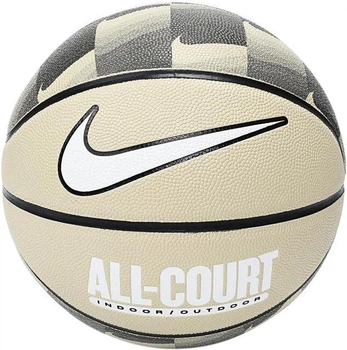 Мяч баскетбольный Nike EVERYDAY ALL COURT 8P GRAPHIC DEFLATED TEAM GOLD/BLACK/BLACK/WHITE size 7 N.100.4370.703.07