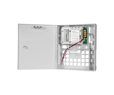 Джерело безперебійного живлення в пластиковому боксі PSU-1205LED(P), 12В/5Ач під акб 7Ач (1.2Ач струм заряду) 228х195х78 мм