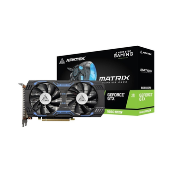 Відеокарта Arktek GeForce GTX 1660 Super Dual Fan 6GB GDDR6 (192bit) (1530/14000) (DVI HDMI DisplayPort) (AKN1660SD6S6GH1)