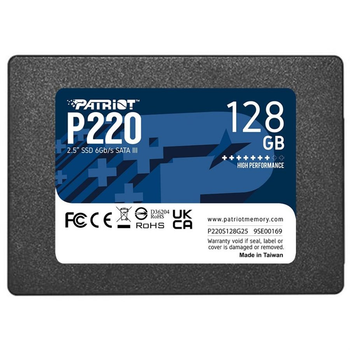 Накопичувач SSD SATA2.5" 128GB P220 P220S128G25 PATRIOT