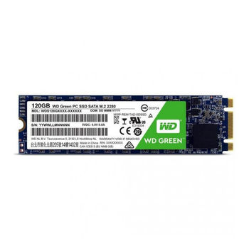 Накопичувач SSD M.2 2280 Western Digital Green 120GB SATAIII 3D TLC (Western DigitalS120G2G0B)