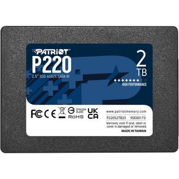 Накопичувач SSD SATA2.5" 2TB P220 P220S2TB25 PATRIOT