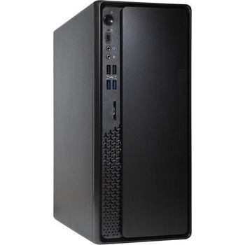Корпус Chieftec UNI BS-10B-300 mATX БЖ 300W SLIM FF USB Type C CardReader