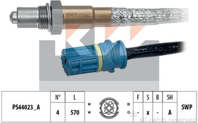 Лямбда-зонд KW (аналог EPS 1.998.325/Facet 10.8325) (498325)