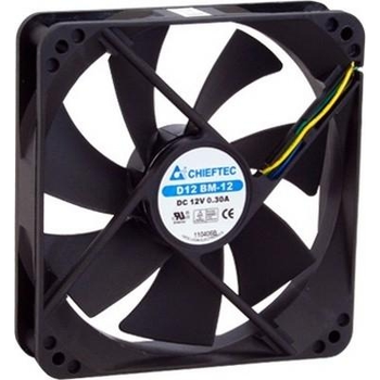 Кулер для корпусу Chieftec Thermal Killer AF-1225PWM120мм1650 об/хв4pin PWM/Molex31dBa