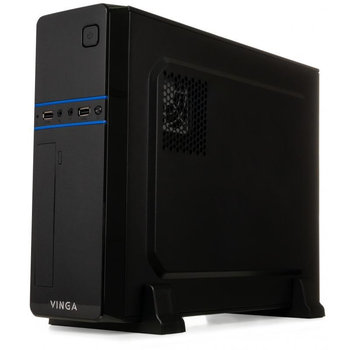 Корпус з БЖ Vinga (CS312B) 400Вт Mini-ITX MicroATX