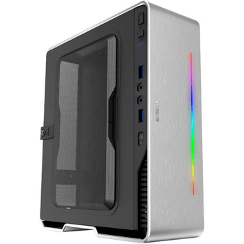 Корпус з БЖ GAMEMAX Violin Silver 180W