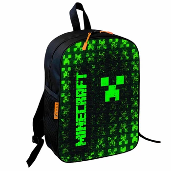 Рюкзак школьный детский Майнкрафт Крипер "Minecraft" 36х27 см для мальчика (0397)