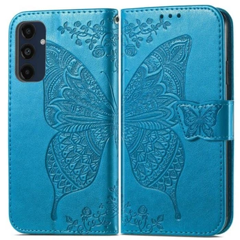 Чохол-книжка з малюнком UniCase Butterfly Pattern для Samsung Galaxy A16 (A165) - Blue