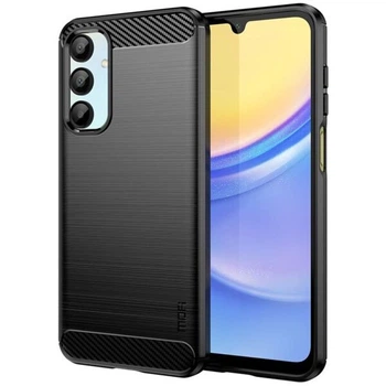 Силиконовый (TPU) чехол MOFI Carbon Fiber для Samsung Galaxy A16 (A165) - Black