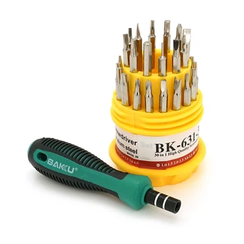 Набор отверток BAKKU 30 насадок шлицевые крестовые TORX шестигранные