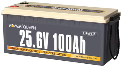 Аккумуляторная батарея Power Queen LiFePO4 24V 100Ah (YT38299)
