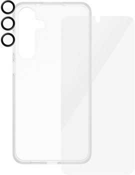 Комплект панель + стекло PanzerGlass SAFE. 3-in-1 Pack для Samsung Galaxy S24 Plus Clear (BSAFE95673)