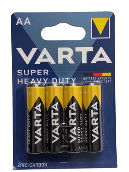 Батарейка Varta Super HEAVY DUTY AA/LR06 (упаковка блистер 4шт)