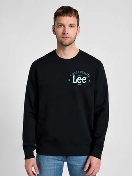 Свитшот мужской Lee 112355660 S Черный (5401139042339)
