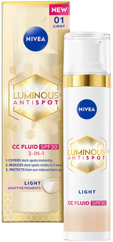 Тональная основа Nivea Luminous 630 CC 3-in-1 SPF 30 + Антипигментация 01 Light 40 мл (9005800379654)