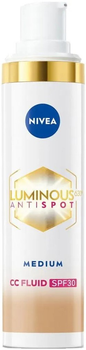 Тональная основа Nivea Luminous 630 CC 3-в-1 SPF 30 + Антипигментация 02 Medium 40 мл (9005800379661)