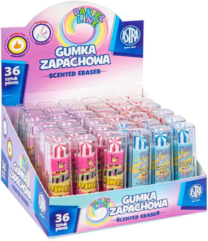 Zestaw gumek do ścierania Astra Szminka Zapachowe 36 szt (5901137168043)